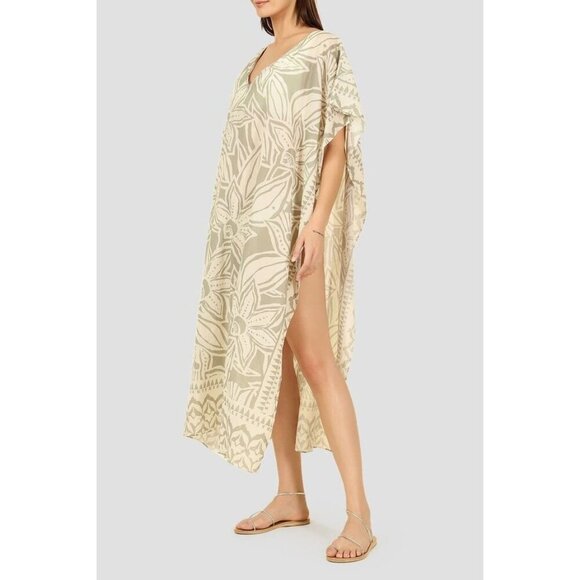 Omika Alma Poncho Cover Up Martina Agave Womens Size OS - Picture 1 of 7